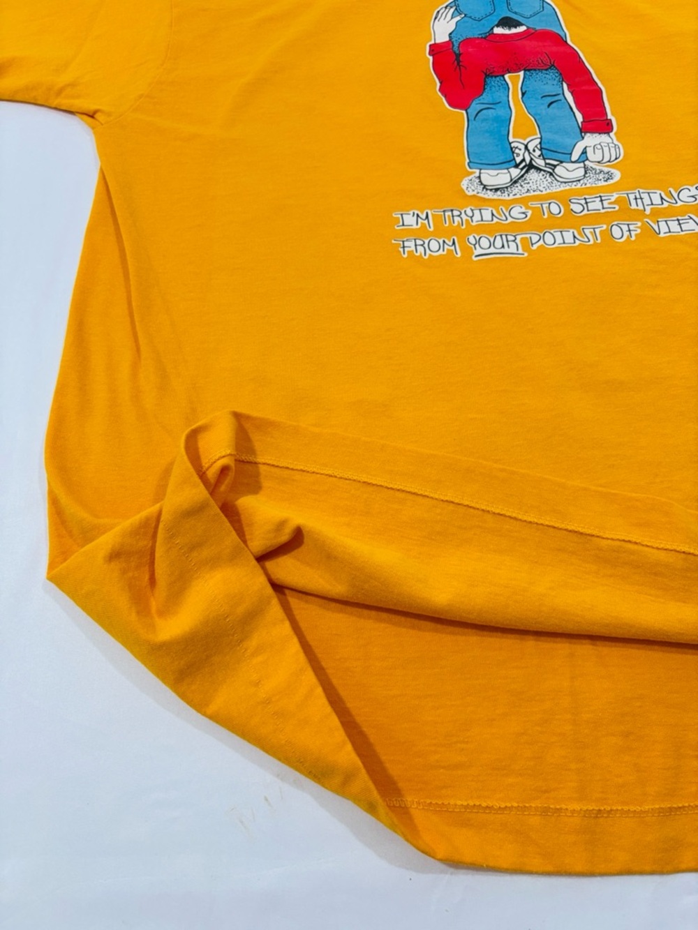 Vintage Comedy Graphic Single Stitch Short Sleeve Tee - Picture 6 of 7
